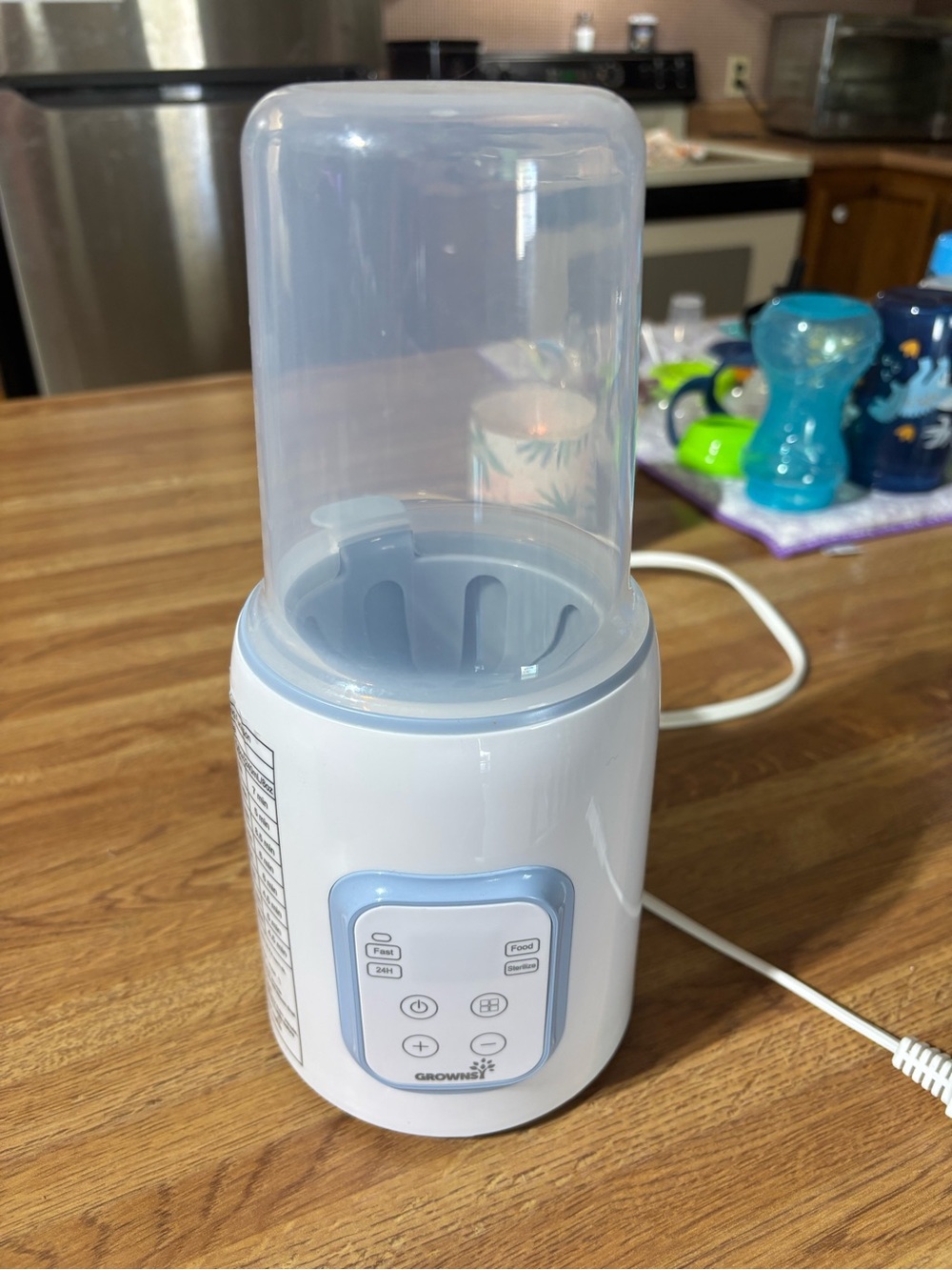 Grownsy 8-in-1 OG Fast Bottle Warmer with Timer